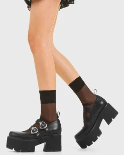 LAMODA Ring Me Chunky Mary Jane Shoes< Mary Janes