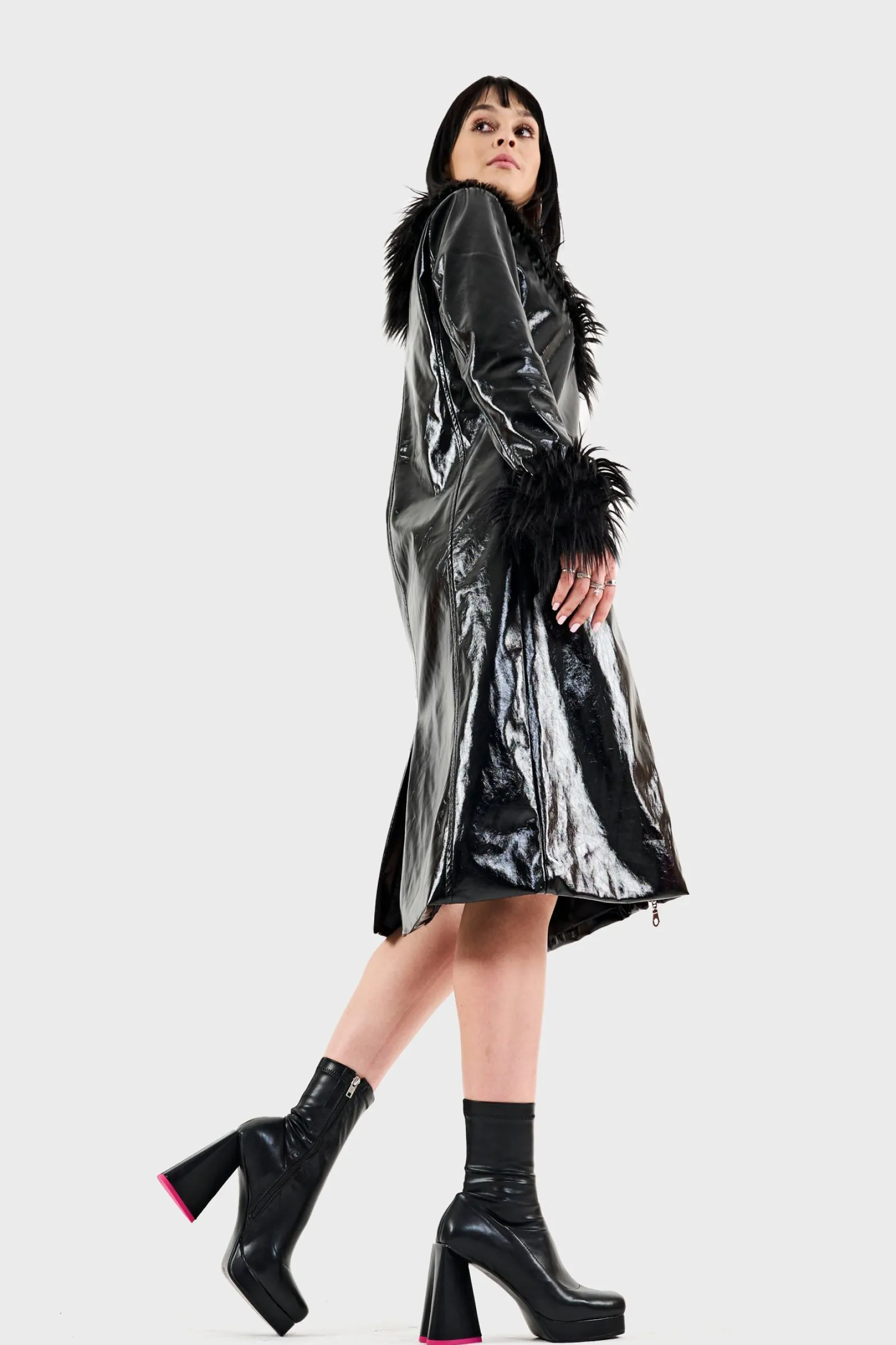 LAMODA So Chic Platform Ankle Boots< Knochel