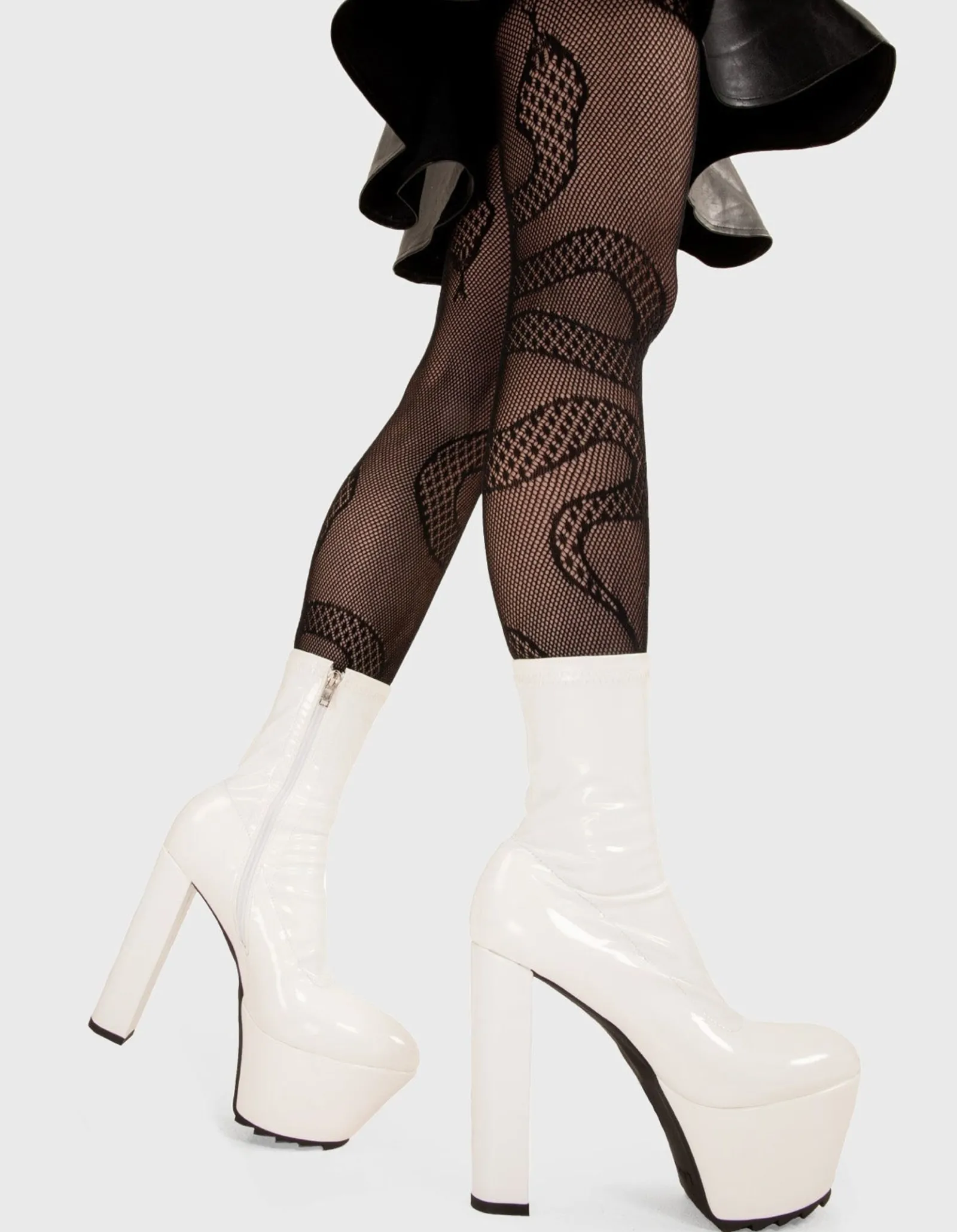 LAMODA So Sleek Platform Ankle Boots< Knochel