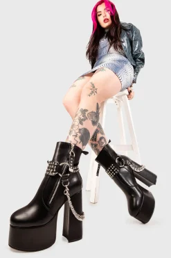 lamodawebsite So What Platform Ankle Boots< Knochel