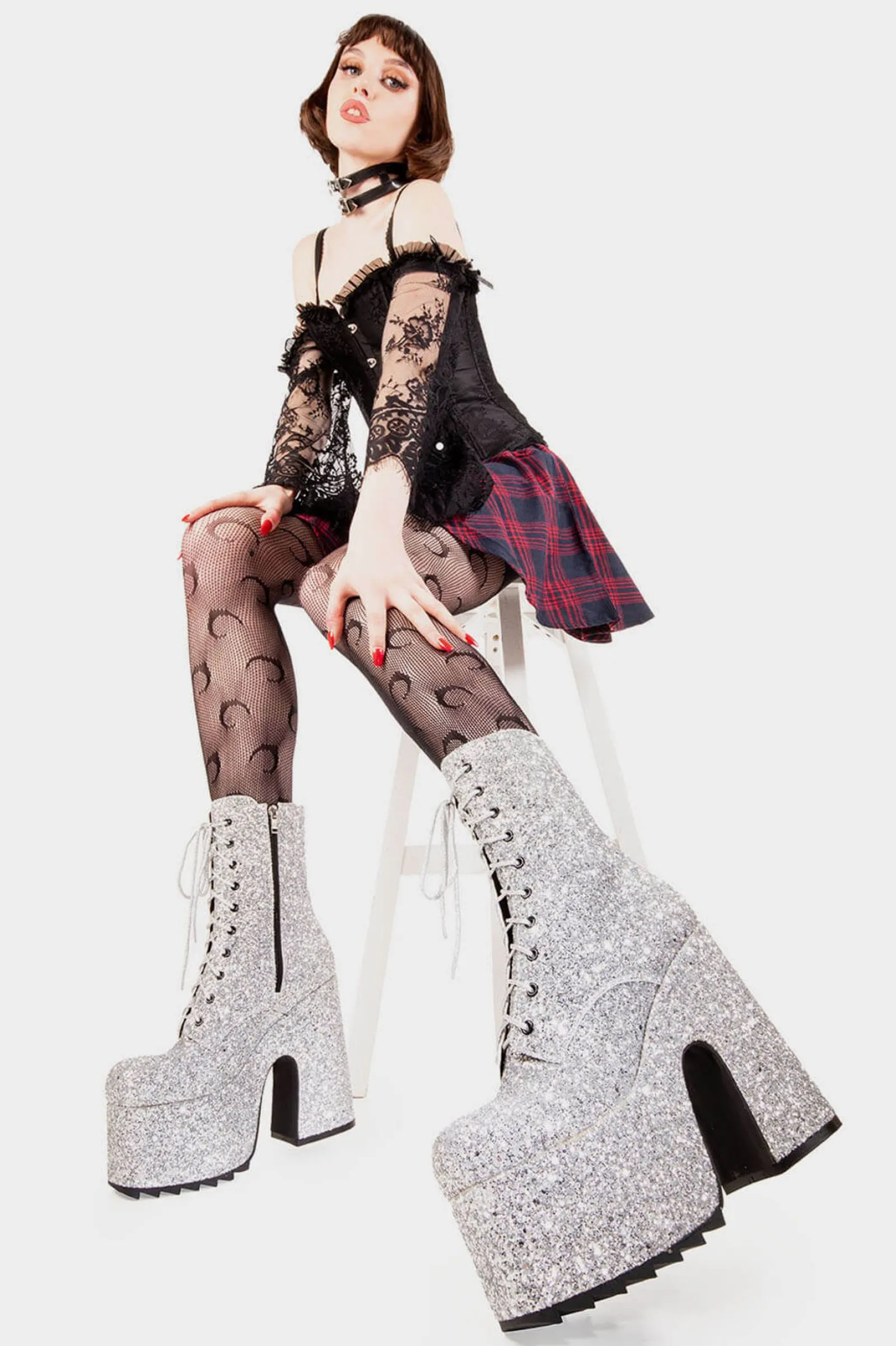 lamodawebsite Spotlight Chunky Platform Ankle Boots< Knochel