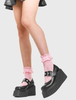 LAMODA Survivor Chunky Platform Creeper Shoes< Chunky