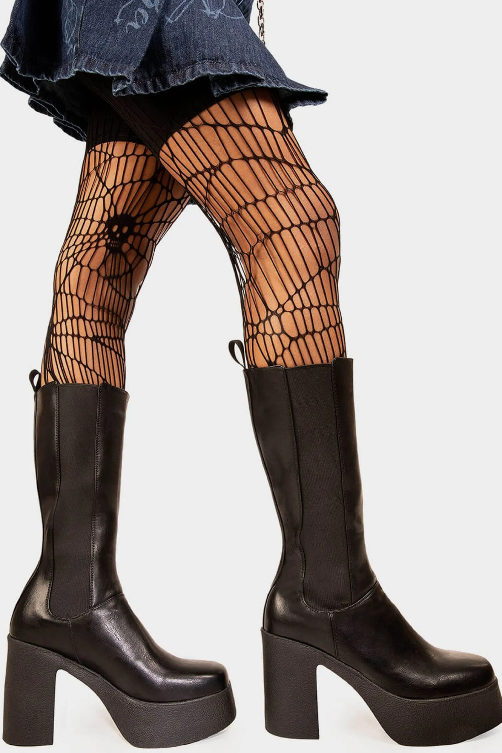 lamodawebsite Takeover Platform Calf Boots< Kalb