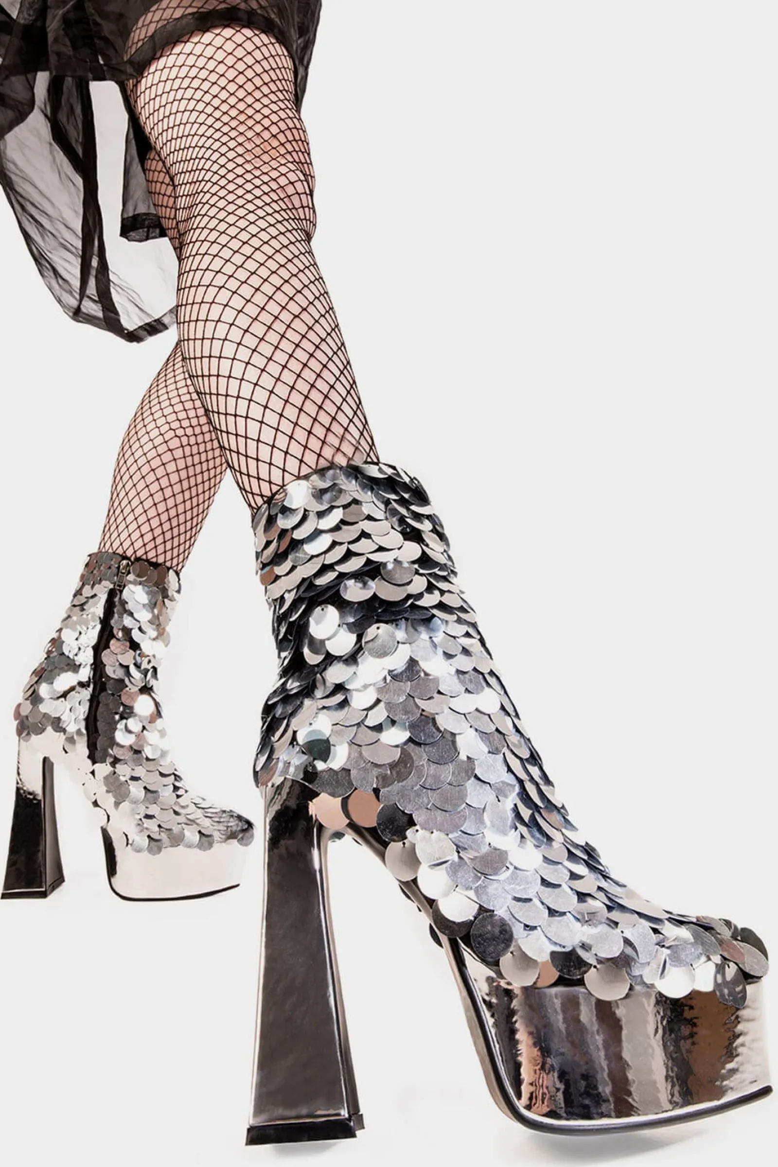 lamodawebsite Those Eyes Platform Ankle Boots< Knochel