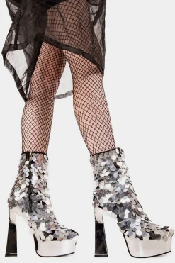 lamodawebsite Those Eyes Platform Ankle Boots< Knochel