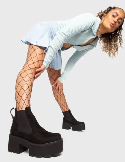 lamodawebsite Tough Love Chunky Platform Ankle Boots< Knochel