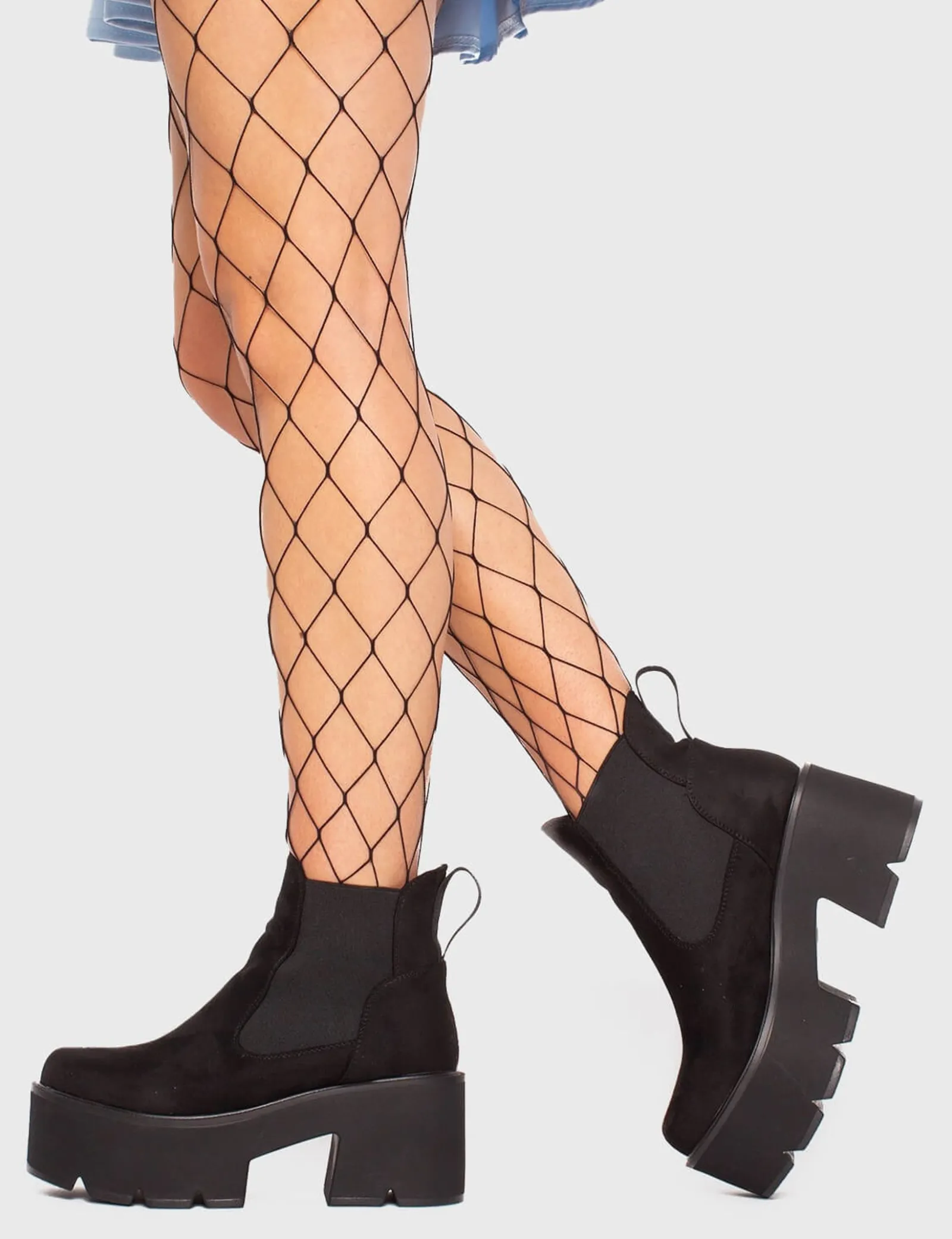 lamodawebsite Tough Love Chunky Platform Ankle Boots< Knochel