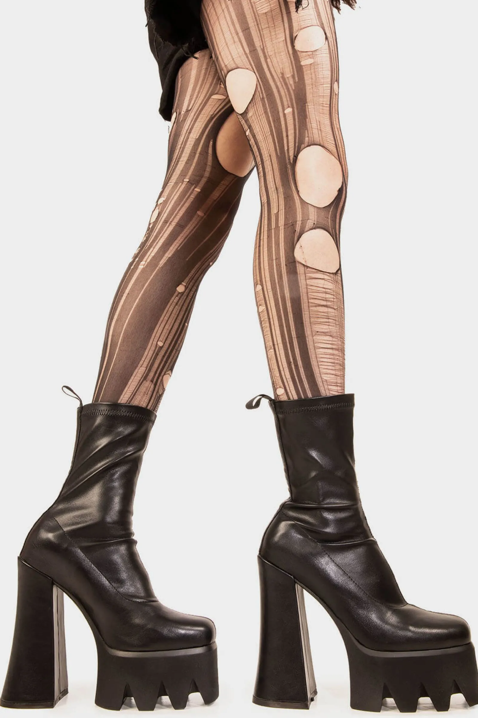 lamodawebsite Troublemaker Platform Ankle Boots< Knochel