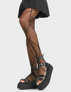 LAMODA Walkin' On Sunshine Chunky Platform Creeper Sandals< Plattform
