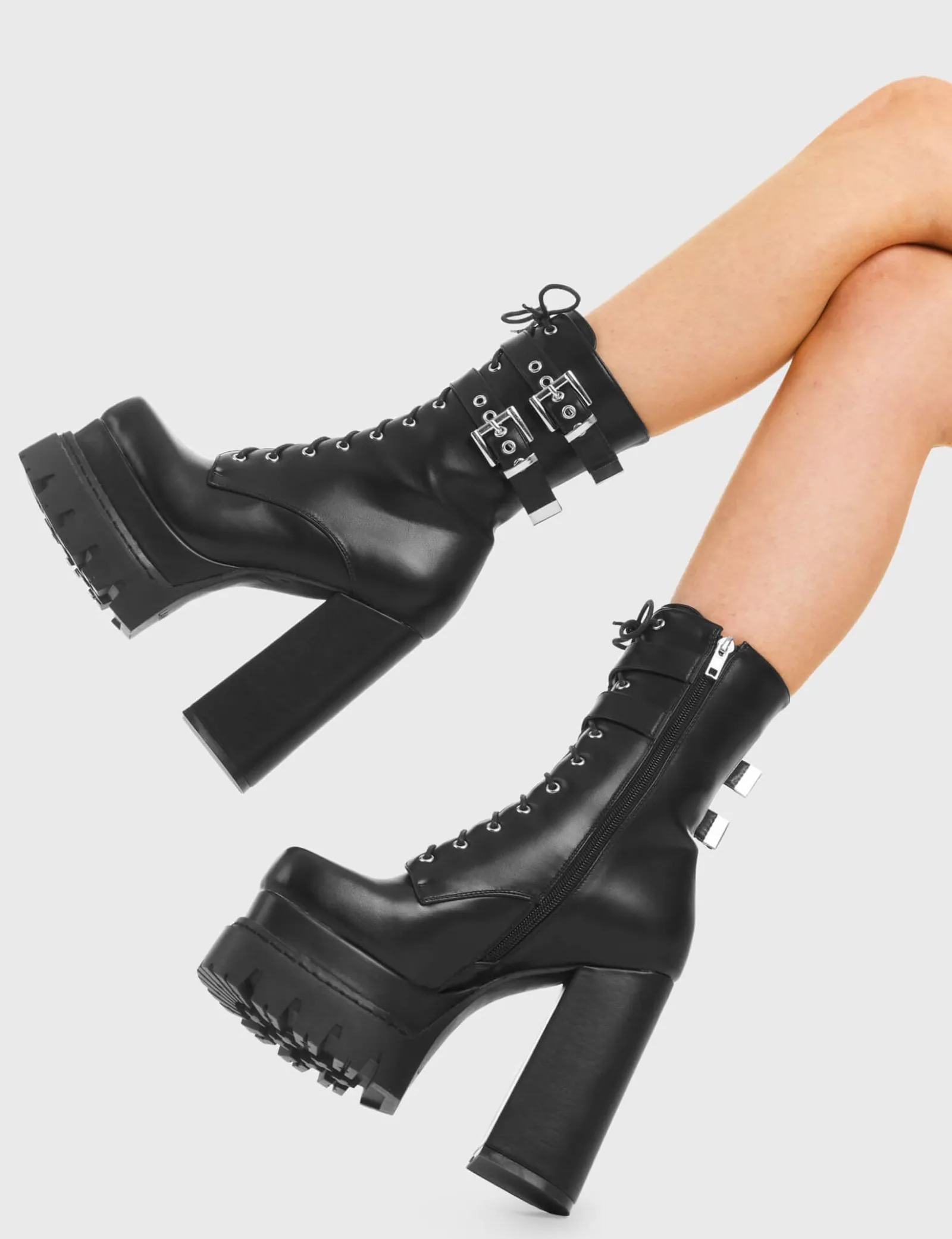lamodawebsite Wannabe Platform Ankle Boots< Knochel